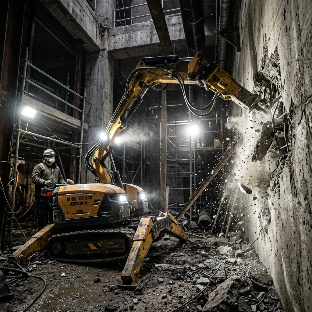 Robotic breaking operation